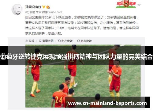 葡萄牙逆转捷克展现顽强拼搏精神与团队力量的完美结合