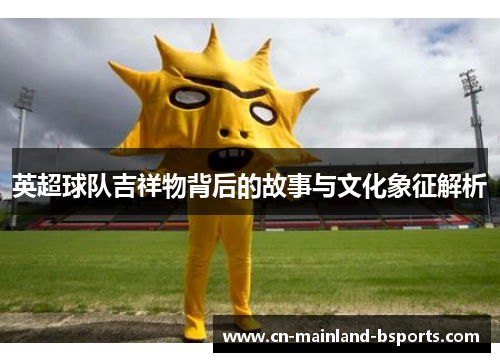 英超球队吉祥物背后的故事与文化象征解析
