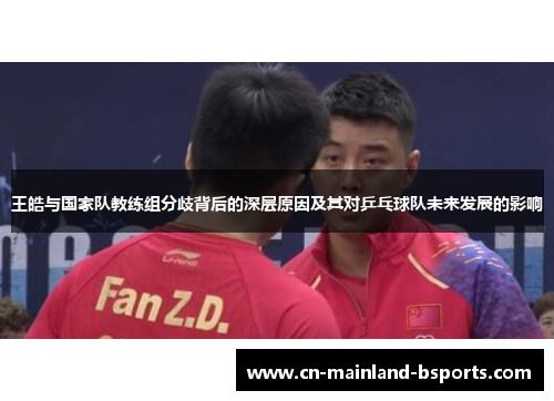 王皓与国家队教练组分歧背后的深层原因及其对乒乓球队未来发展的影响